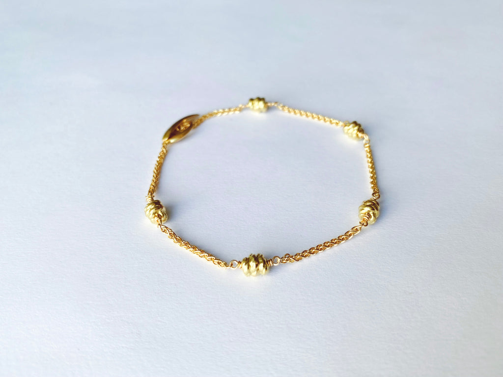 Gold Bede Bracelet