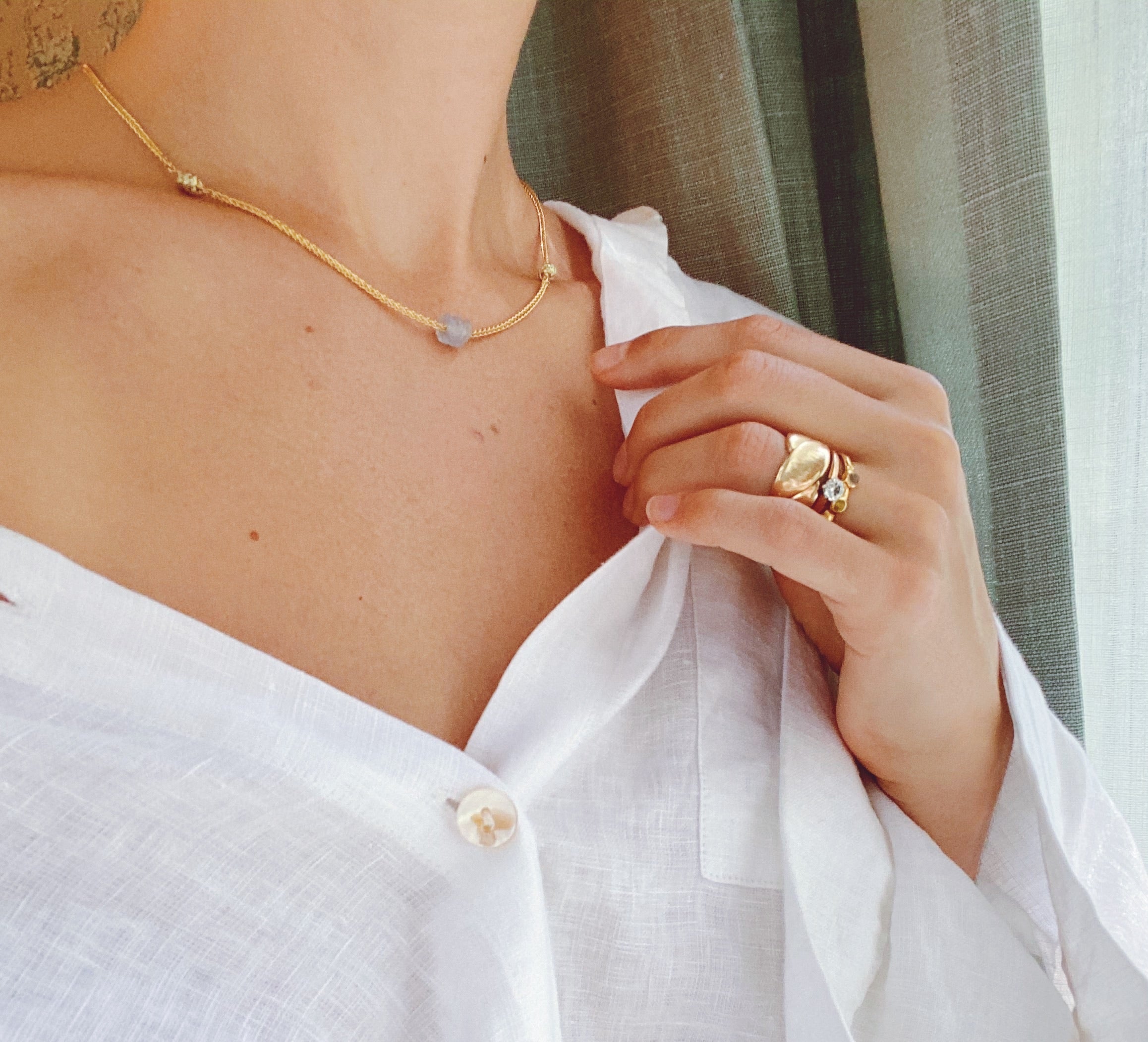 Floating Knot Necklace
