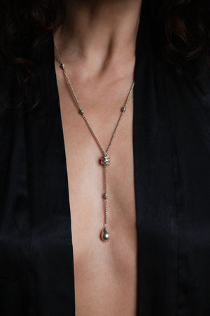 Full Metal Bede Necklace