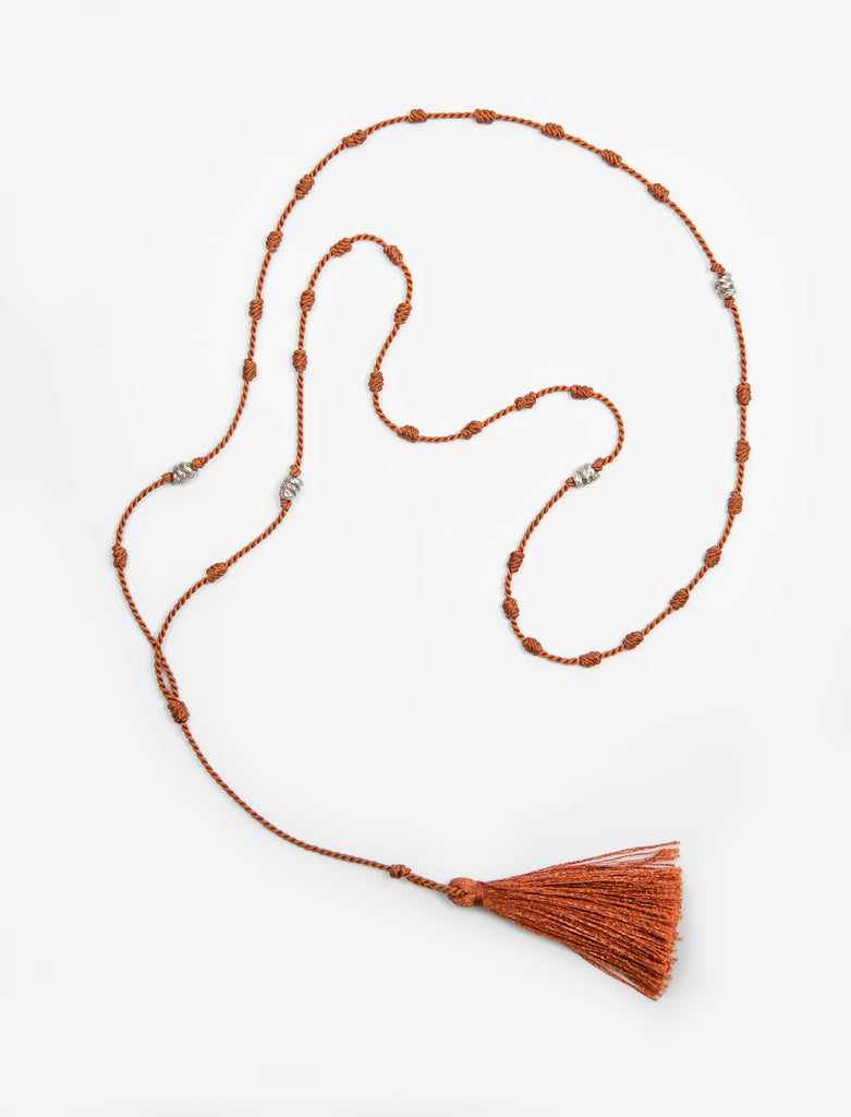 Silk Bede Necklace