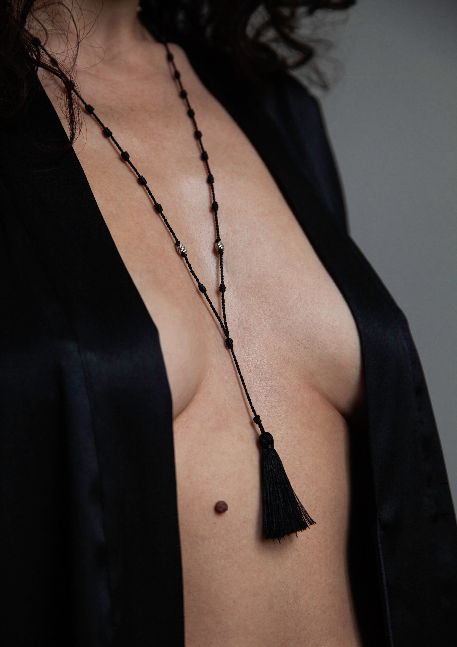 Silk Bede Necklace