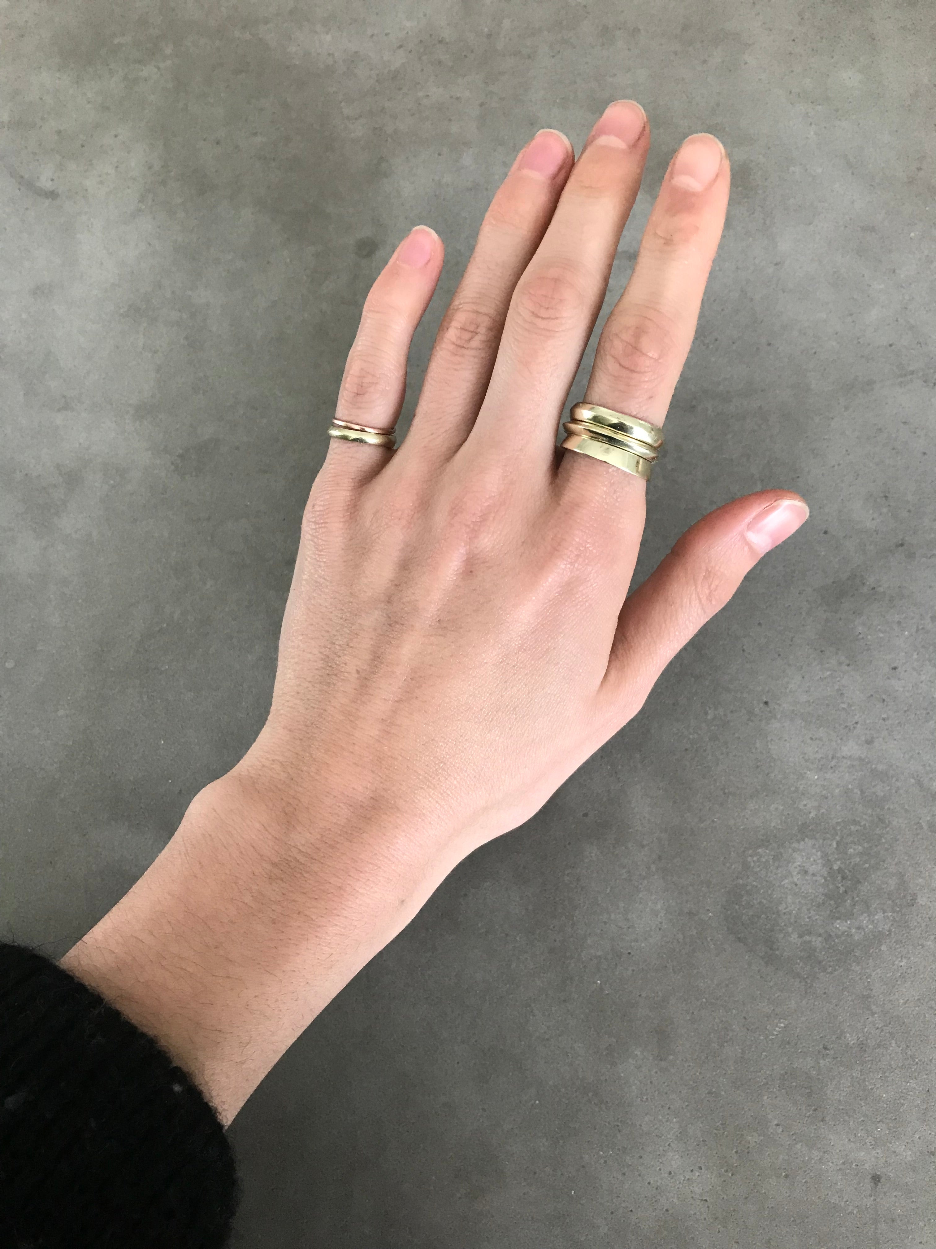Ridge Rings Female Thin Ridge Ring – EN Jewelry Studio