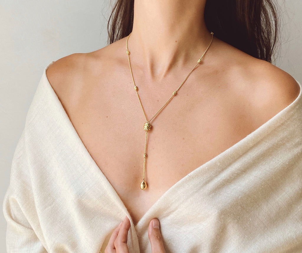 Gold Bede Necklace