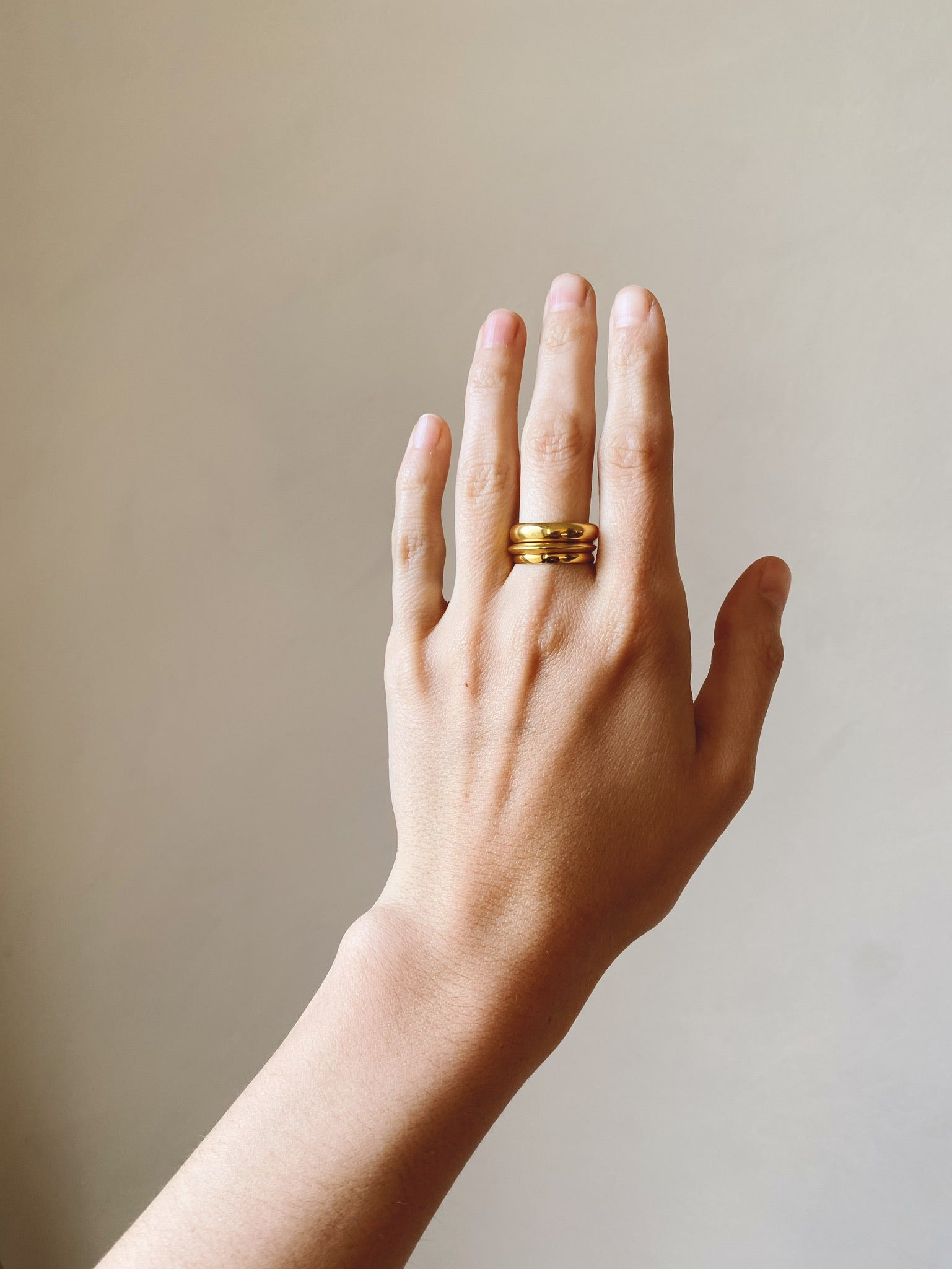 Split Ridge Ring Thin Flat Ridge Ring – EN Jewelry Studio