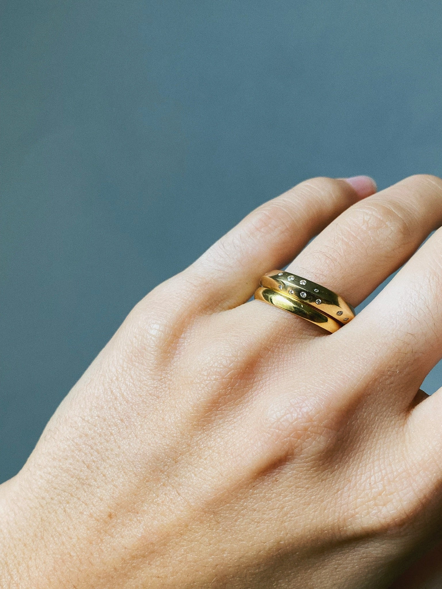 Split Ridge Ring Thin Flat Ridge Ring – EN Jewelry Studio