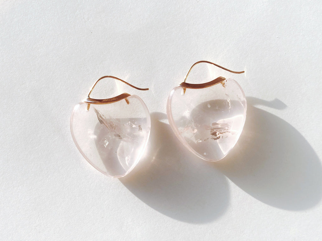 Papal Earrings - Bright Rose