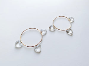 Trio Hoops - Rock Quartz