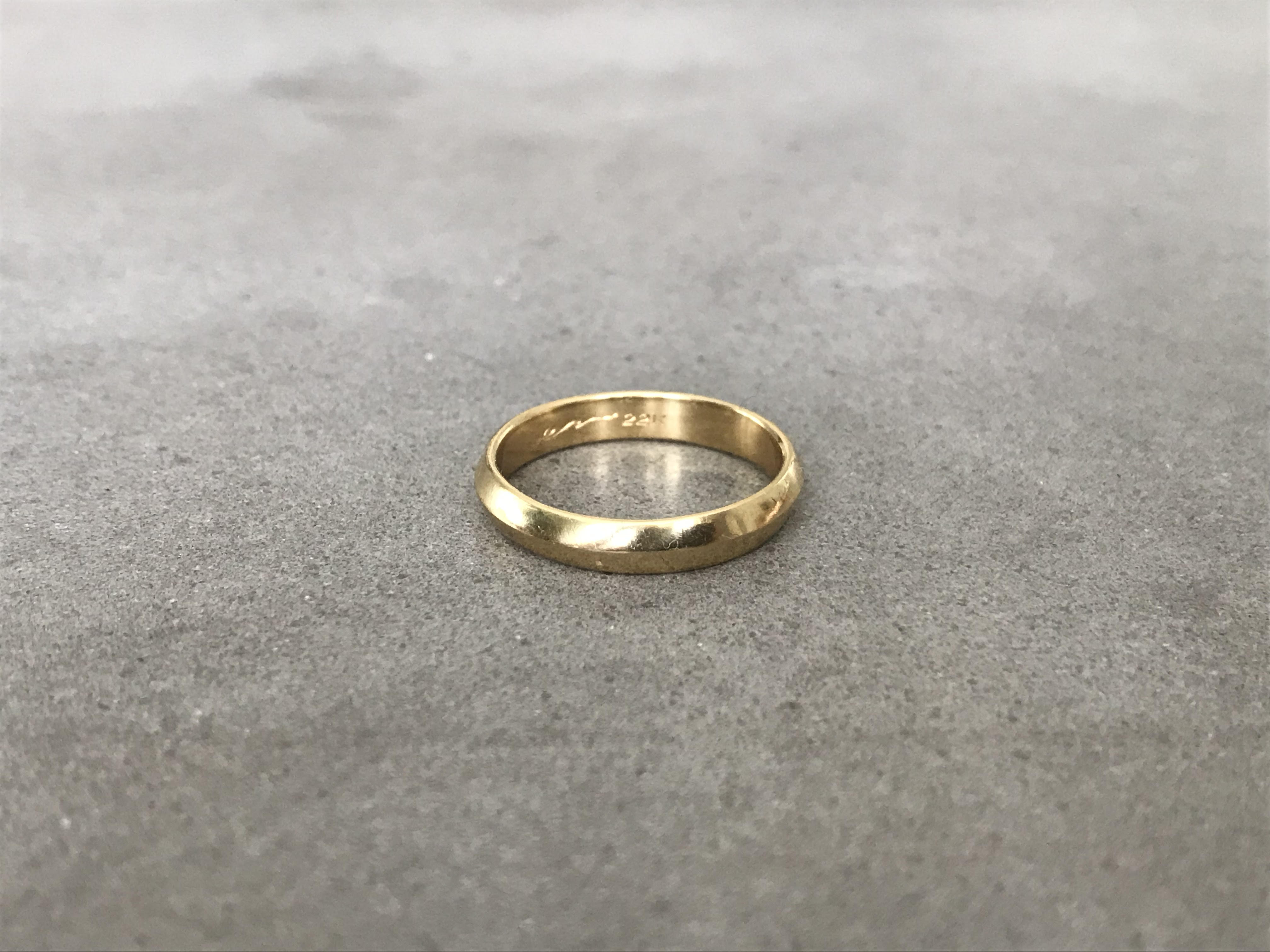 Medium Ridge Ring : Rose Gold