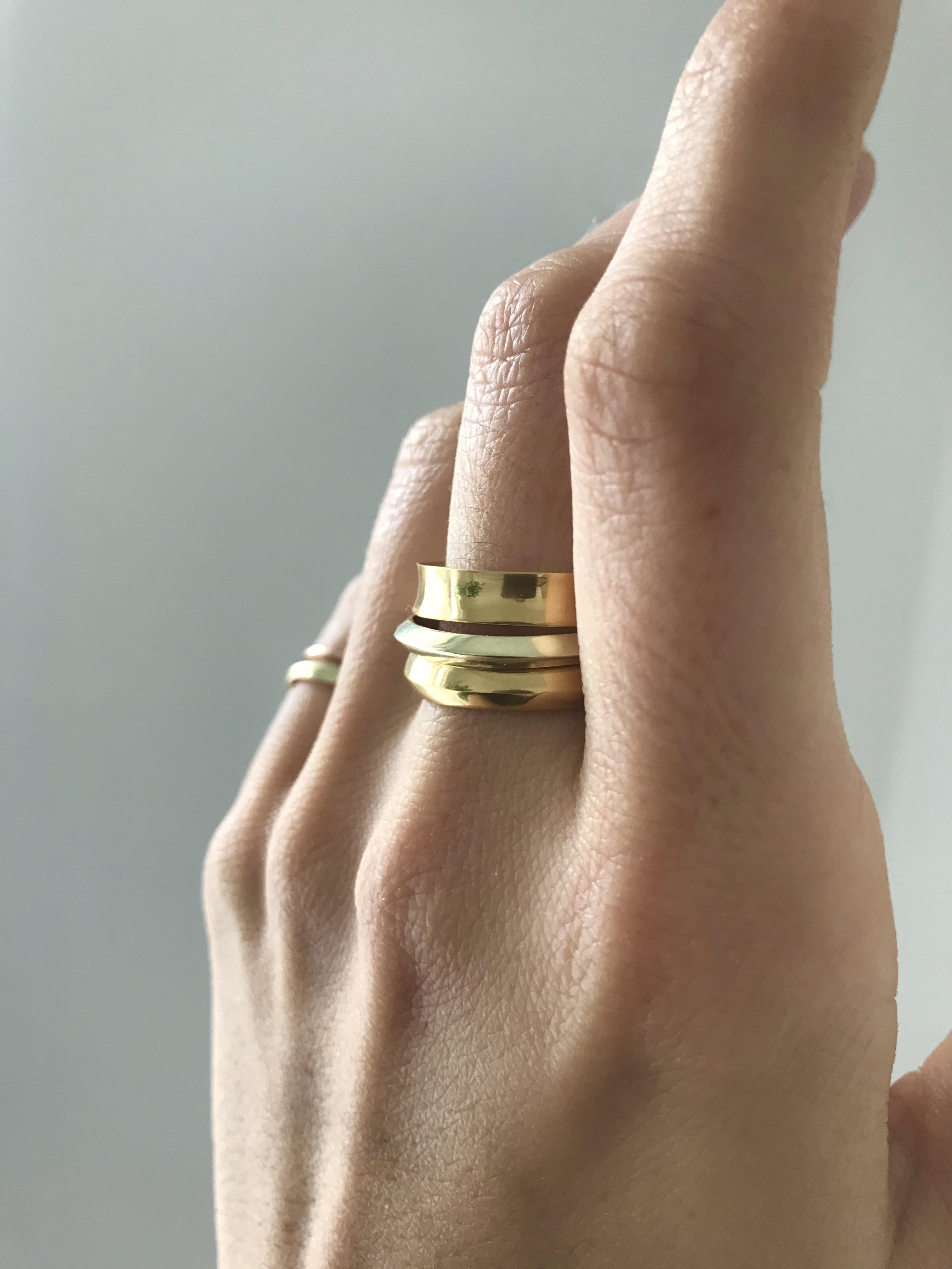 Ridge Rings Female Medium Ridge Ring : Rose Gold – EN Jewelry Studio